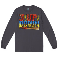 Smoke 3 up 3 down softball Long Sleeve Tee - texasbilliewilder