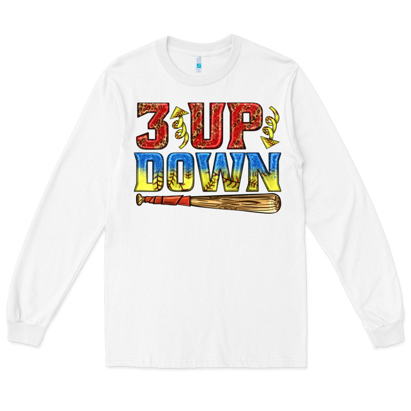 3 Up 3 Down Softball Long Sleeve Tee by texasbilliewilder | Teevron