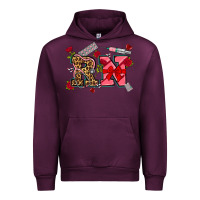 Mauve Wine valentines day rn Urban Hoodie - NancyCooperArtShop