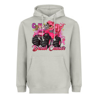Moon Dust crush breast cancer monster truck with dinosaur Heavyweight Hoodie - JahusDesignShop