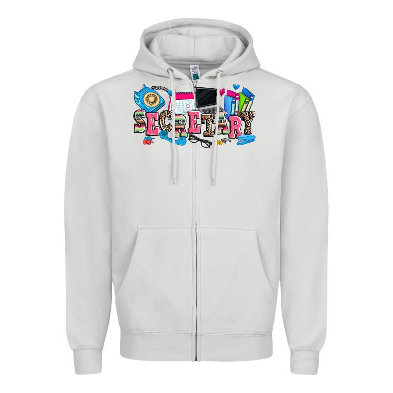 Secretary Zipper Hoodie by Zillion Design Studio | Teevron