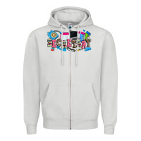 Dove Grey secretary Zipper Hoodie - Zillion Design Studio