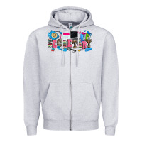 Heather Grey secretary Zipper Hoodie - Zillion Design Studio