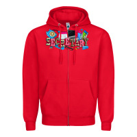 Red secretary Zipper Hoodie - Zillion Design Studio