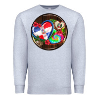 Heather Grey dominican republic coasters Premium Sweatshirt - AdoDesignShop