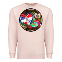 Pale Pink dominican republic coasters Premium Sweatshirt - AdoDesignShop
