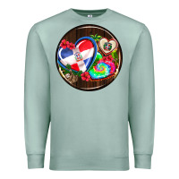 Seafoam dominican republic coasters Premium Sweatshirt - AdoDesignShop