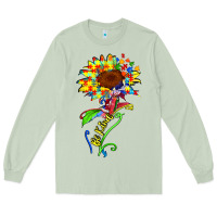 Matcha be kind autism sunflower Long Sleeve Tee - Zillion Design Studio