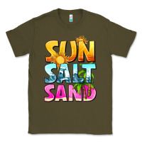 Army Green sun salt sand Classic Tee - texasbilliewilder