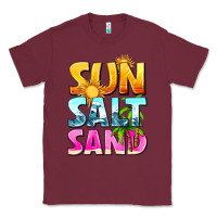 Burgundy sun salt sand Classic Tee - texasbilliewilder
