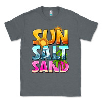 Charcoal Heather sun salt sand Classic Tee - texasbilliewilder