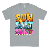 Heather Grey sun salt sand Classic Tee - texasbilliewilder
