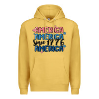 Antique Gold america since 1776 Premium Hoodie - MaliasSmallBusiness