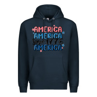 Navy america since 1776 Premium Hoodie - MaliasSmallBusiness