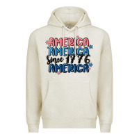 Oatmeal Heather america since 1776 Premium Hoodie - MaliasSmallBusiness