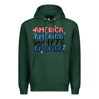Sports Green america since 1776 Premium Hoodie - MaliasSmallBusiness