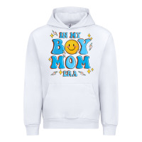 White in my boy mom era Urban Hoodie - MaliasSmallBusiness