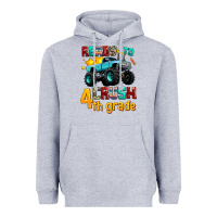 Heather Grey ready to school crush 4th grade Heavyweight Hoodie - AdoDesignShop