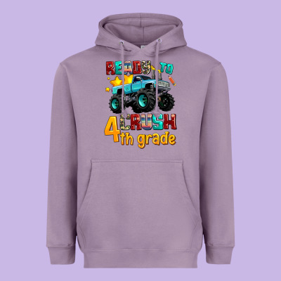 Ready To School Crush 4th Grade Heavyweight Hoodie Designed By Adodesignshop