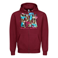 Burgundy pa physician assistant Zipper Hoodie - Zillion Design Studio