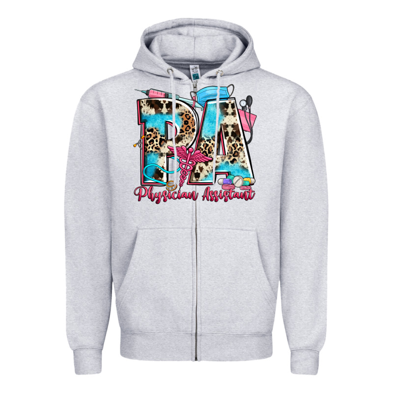 Pa Physician Assistant Zipper Hoodie by Zillion Design Studio | Teevron