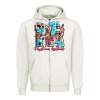 Oatmeal Heather pa physician assistant Zipper Hoodie - Zillion Design Studio