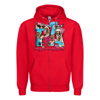 Red pa physician assistant Zipper Hoodie - Zillion Design Studio