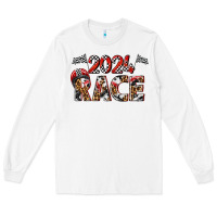 White 2024 race Long Sleeve Tee - texasbilliewilder