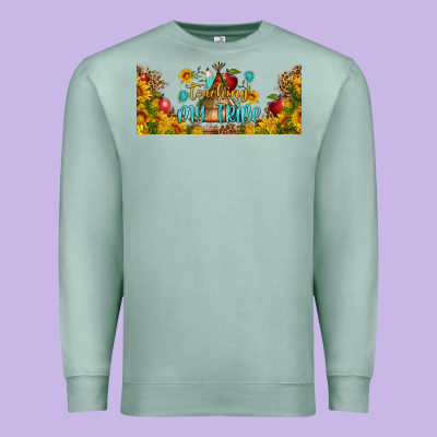 Teaching My Tribe Libbey Glass Premium Sweatshirt Designed By Bundleandbundleshop