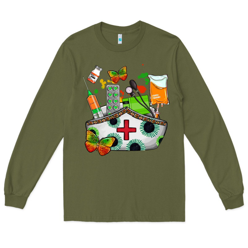 Nurse   Juneteenth Long Sleeve Tee by AdoDesignShop | Teevron