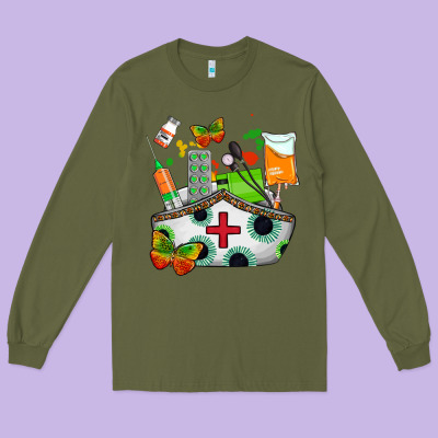 Nurse   Juneteenth Long Sleeve Tee Designed By Adodesignshop