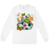 White nurse   juneteenth Long Sleeve Tee - AdoDesignShop