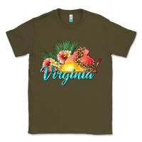 Army Green summer virginia Classic Tee - texasbilliewilder