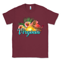 Burgundy summer virginia Classic Tee - texasbilliewilder