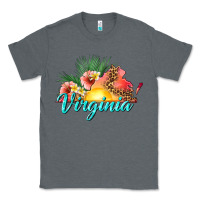 Charcoal Heather summer virginia Classic Tee - texasbilliewilder