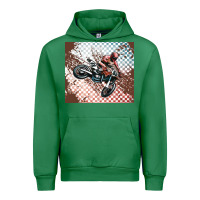 Emerald born to ride dirty bikes Urban Hoodie - MaliasSmallBusiness