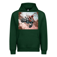 Forest Green born to ride dirty bikes Urban Hoodie - MaliasSmallBusiness