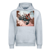 Heather Grey born to ride dirty bikes Urban Hoodie - MaliasSmallBusiness
