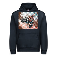 Navy born to ride dirty bikes Urban Hoodie - MaliasSmallBusiness