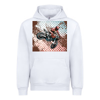 White born to ride dirty bikes Urban Hoodie - MaliasSmallBusiness