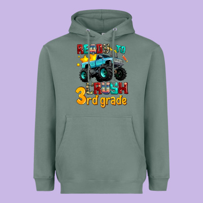 Ready To School Crush 3rd Grade Heavyweight Hoodie Designed By Adodesignshop
