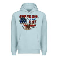 Blue Mist freedom is not free Premium Hoodie - MaliasSmallBusiness