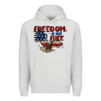 Dove Grey freedom is not free Premium Hoodie - MaliasSmallBusiness