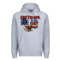 Heather Grey freedom is not free Premium Hoodie - MaliasSmallBusiness