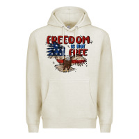Oatmeal Heather freedom is not free Premium Hoodie - MaliasSmallBusiness