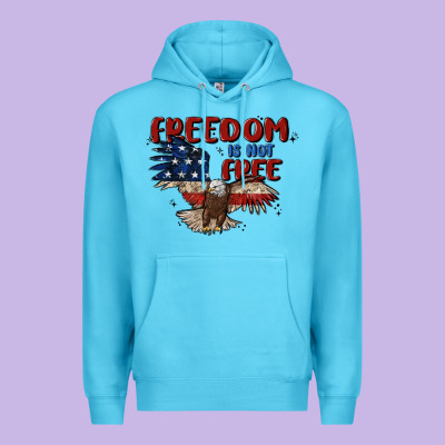 Freedom Is Not Free Premium Hoodie Designed By Maliassmallbusiness