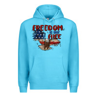 Ocean Blue freedom is not free Premium Hoodie - MaliasSmallBusiness