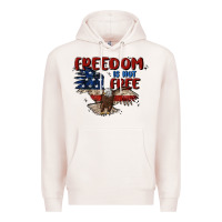Pale Pink freedom is not free Premium Hoodie - MaliasSmallBusiness