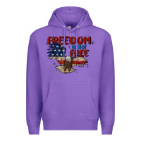 Purple freedom is not free Premium Hoodie - MaliasSmallBusiness