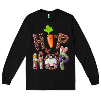 Black Hip Hop Bunny Long Sleeve Tee - RanaPortraitStore